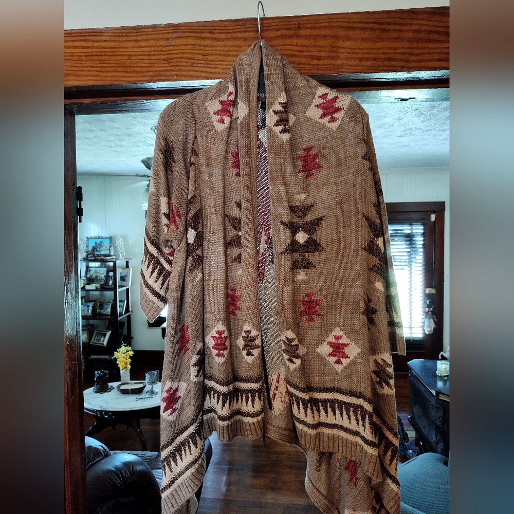 Lauren Ralph Lauren Multicolor Patterned Cape